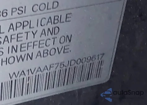 2018 Audi Q7 3.0T Premium из США, поврежденный, VIN WA1VAAF75JD009617